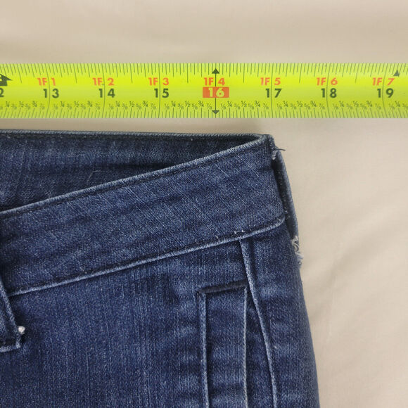 Old Navy Jeans Womens 8 Blue Low‎ Rise The Diva Straight Leg Dark Wash Denim - Picture 3 of 13